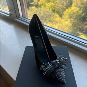Black Studded Women's Shoes